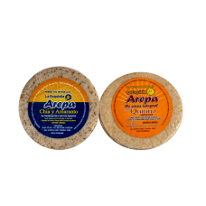 Arepas de arroz integral con chia y amaranto x 500 g Libres de gluten Arepas de arroz integral con chia y amaranto x 500 g Libres de gluten
