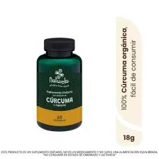 Capsulas con extracto de curcuma y pimienta Naturela 60 capsulas Capsulas con extracto de curcuma y pimienta Naturela 60 capsulas