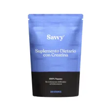 Savvy Creatina sin edulcorantes ni colorantes monohidratada x 300g Savvy Creatina sin edulcorantes ni colorantes monohidratada x 300g