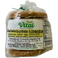 Galleta Surtida Almendra Vital X 7 Unds 120 G libre de gluten