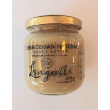 Crema De Maní Sin Azucar Longevite x 220 Gr Crema De Maní Sin Azucar Longevite x 220 Gr