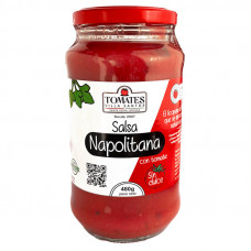 Salsa Napolitana sin gluten sin azucar Villa Santos x 480 g